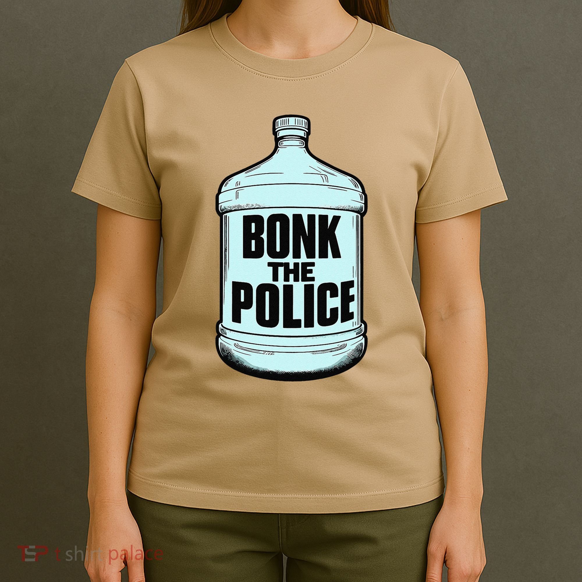 Bonk The Polic.E Funny Bonk Man Bonk The T-Shirt