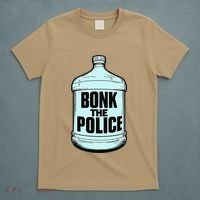Bonk The Polic.E Funny Bonk Man Bonk The T-Shirt thumb 5