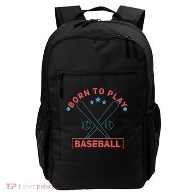 Born To Play Baseball Backpack