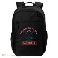 Born To Play Baseball Backpack thumb 0