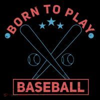 Born To Play Baseball Toddler Hoodie thumb 2