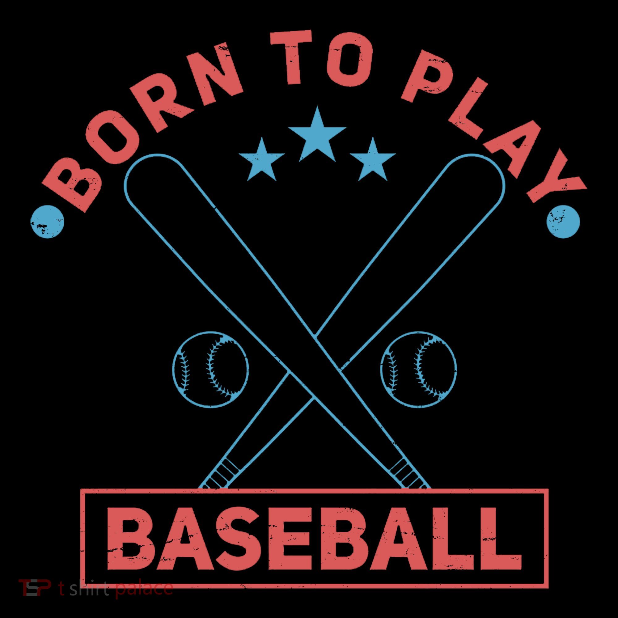 Born To Play Baseball Toddler Hoodie
