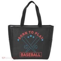 Born To Play Baseball Tote Bag thumb 0