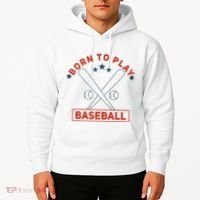 Born To Play Baseball Hoodie thumb 2