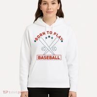 Born To Play Baseball Hoodie thumb 5