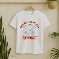 Born To Play Baseball T-Shirt thumb 2