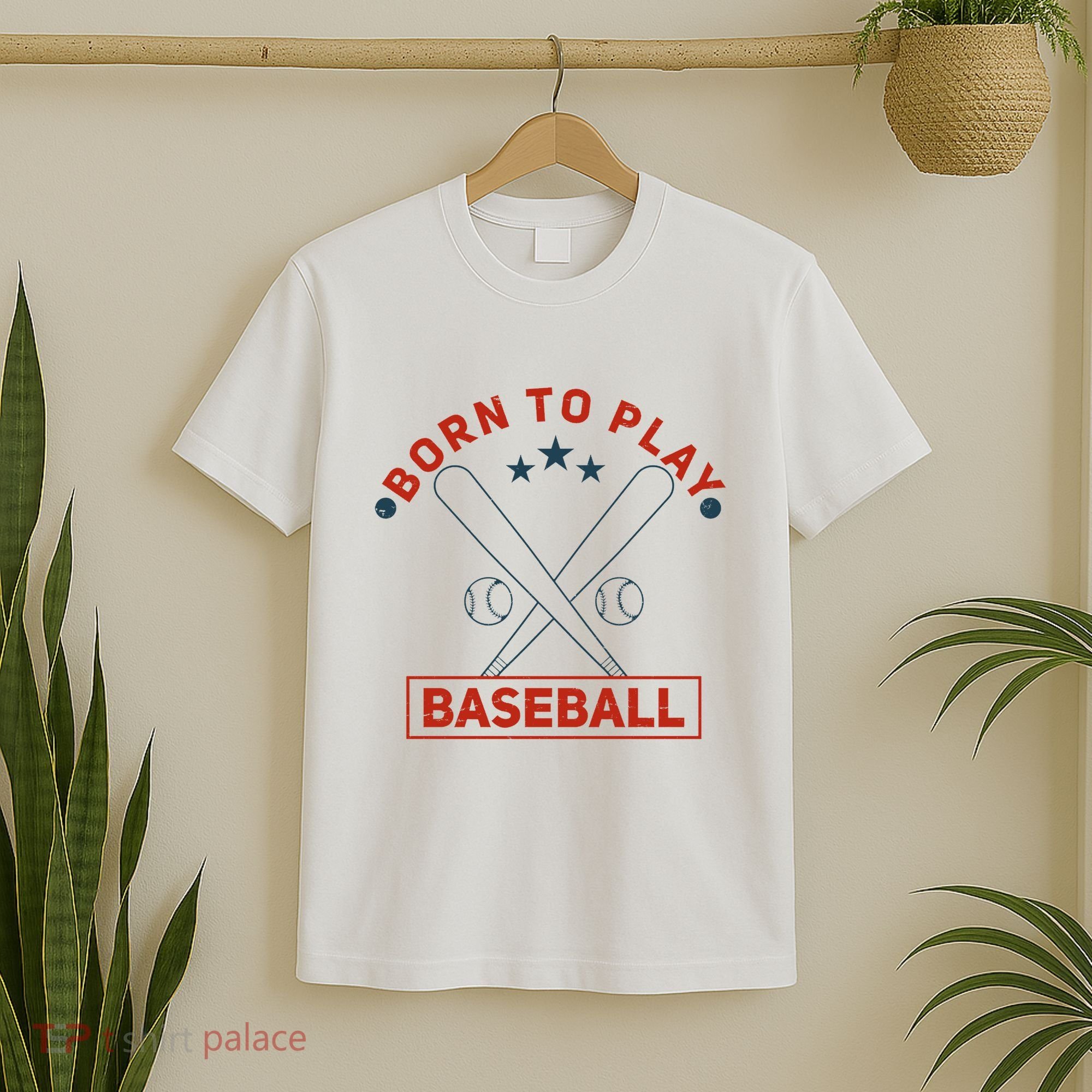 Born To Play Baseball T-Shirt