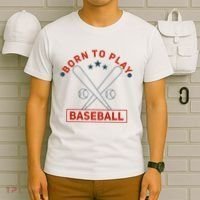 Born To Play Baseball T-Shirt thumb 6