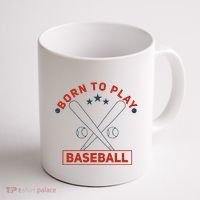 Born To Play Baseball Coffee Mug thumb 1