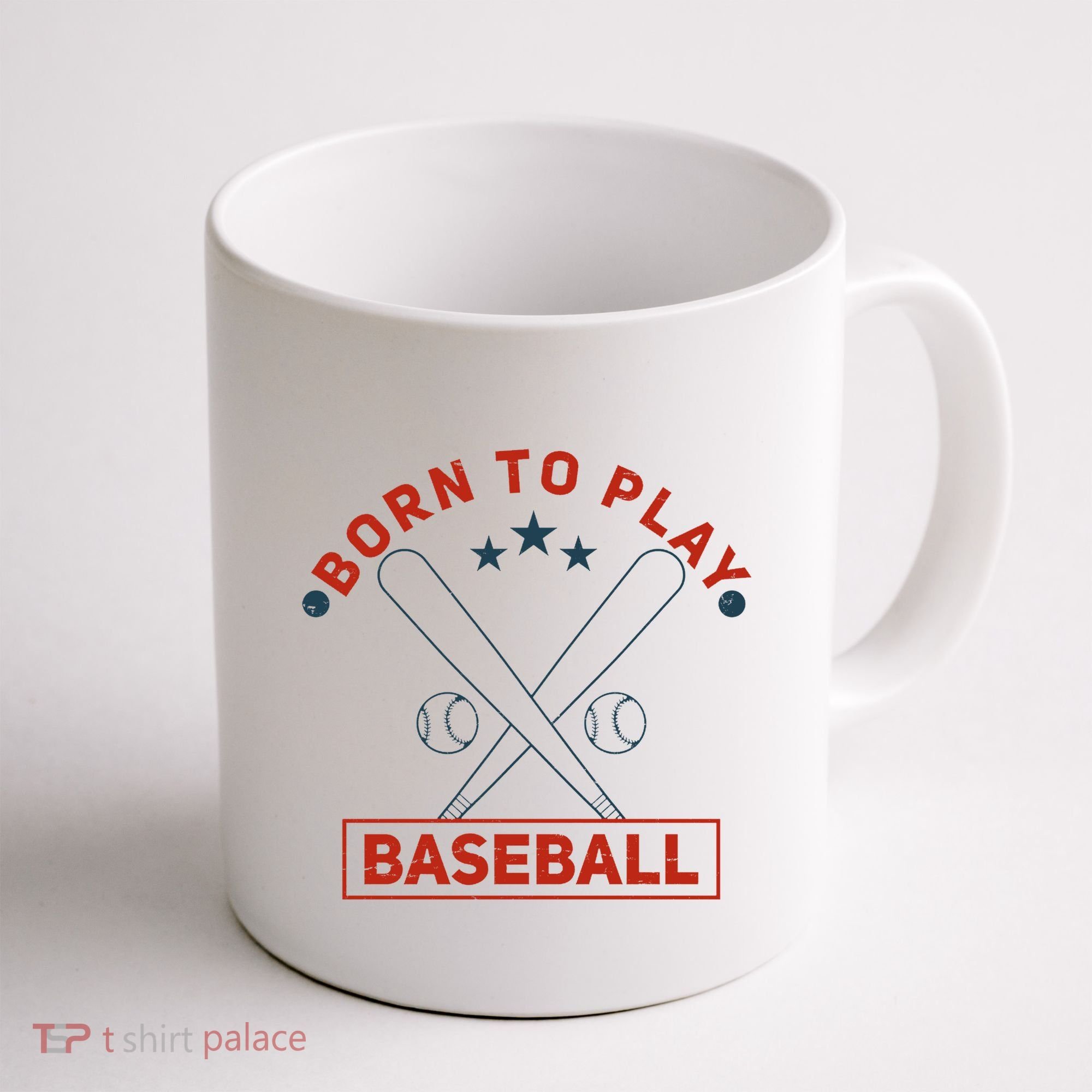 Born To Play Baseball Coffee Mug