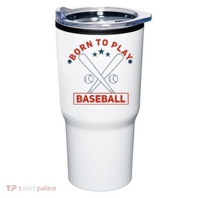Born To Play Baseball Tumbler
