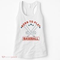 Born To Play Baseball Women's Tank Top thumb 0