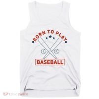 Born To Play Baseball Tank Top thumb 0