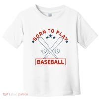 Born To Play Baseball Toddler T-Shirt thumb 0