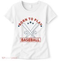 Born To Play Baseball Women's T-Shirt thumb 0