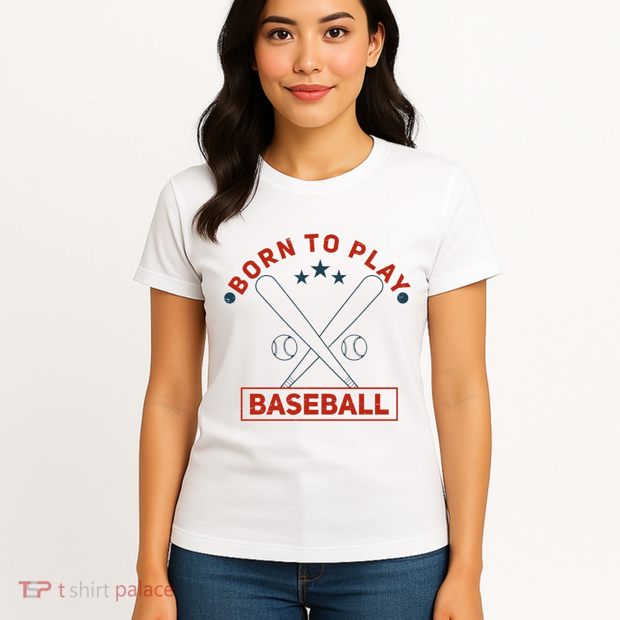 Born To Play Baseball Women's T-Shirt