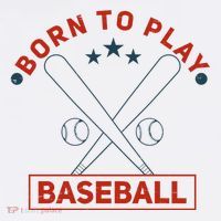 Born To Play Baseball Kids Long Sleeve Shirt thumb 2