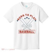 Born To Play Baseball Kids T-Shirt thumb 0