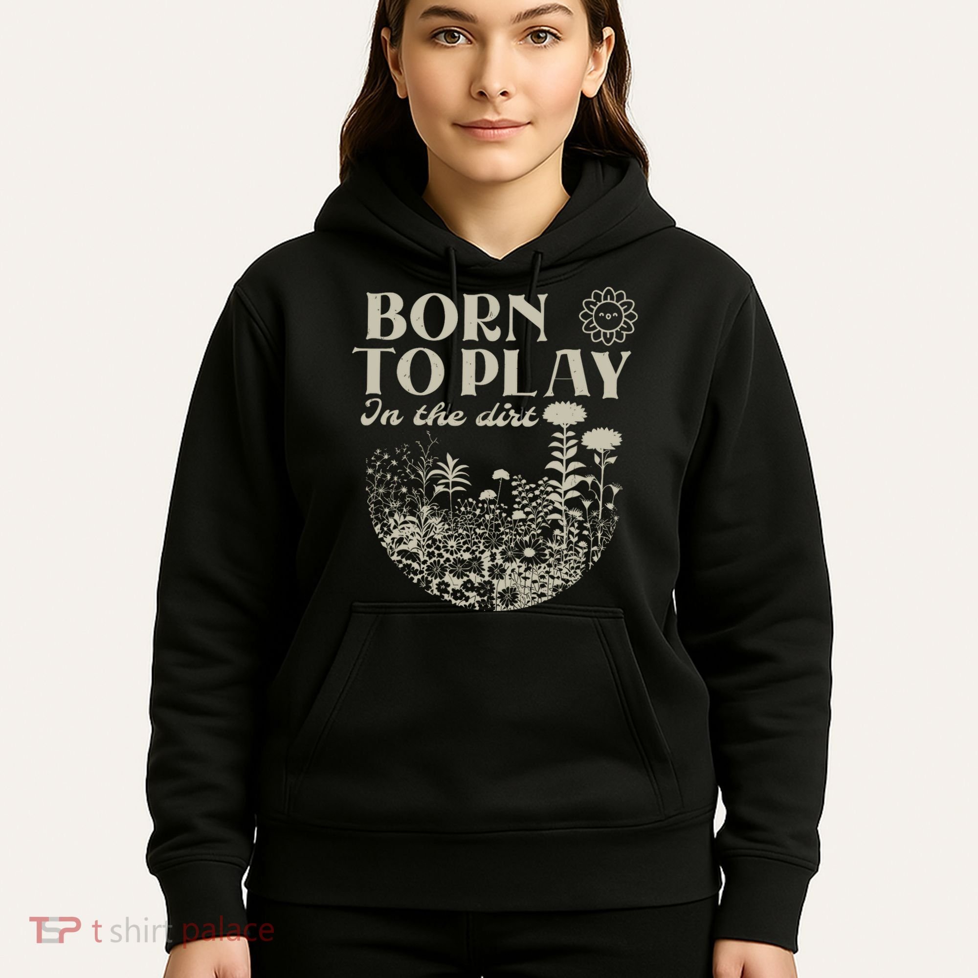 born to play in the dirt  Hoodie