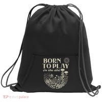 born to play in the dirt  Sweatshirt Cinch Pack Bag thumb 0
