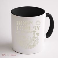 born to play in the dirt  Coffee Mug thumb 1