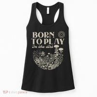 born to play in the dirt  Women's Tank Top thumb 0