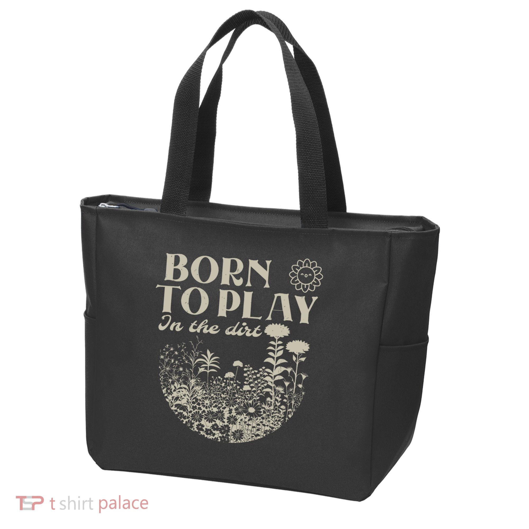 born to play in the dirt  Tote Bag