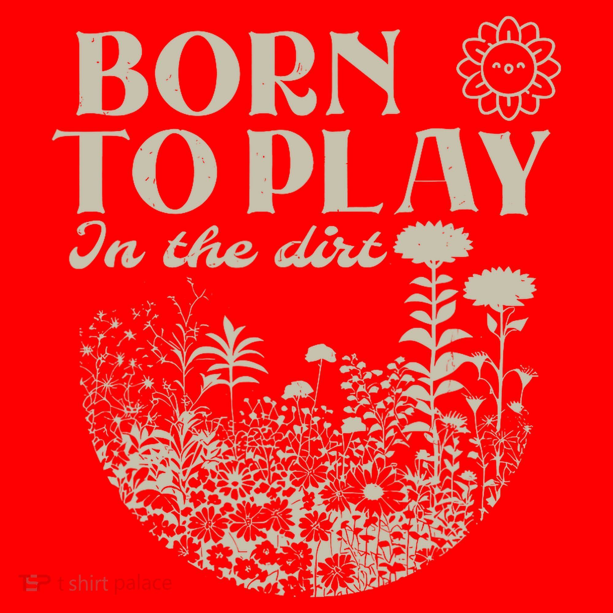 born to play in the dirt  Santa Hat