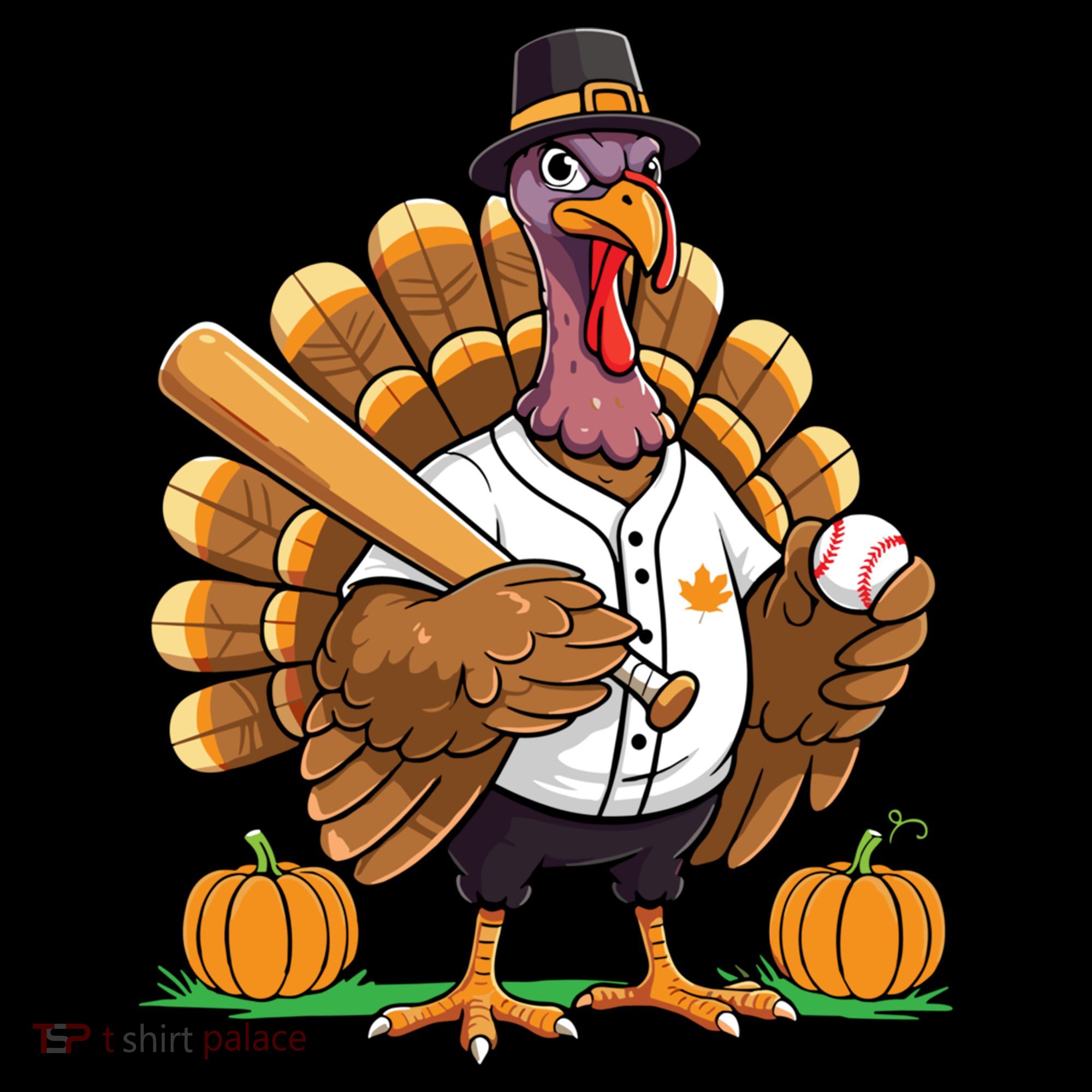 Baseball Turkey Pilgrim Thanksgiving Pumpkin Meaningful Gift Coffee Mug