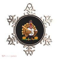 Baseball Turkey Pilgrim Thanksgiving Pumpkin Meaningful Gift Ornament thumb 0