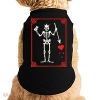 Blackbeard The Pirate Battle Flag Jolly Roger Military Army Doggie Tank thumb 0
