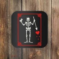 Blackbeard The Pirate Battle Flag Jolly Roger Military Army Coaster thumb 0