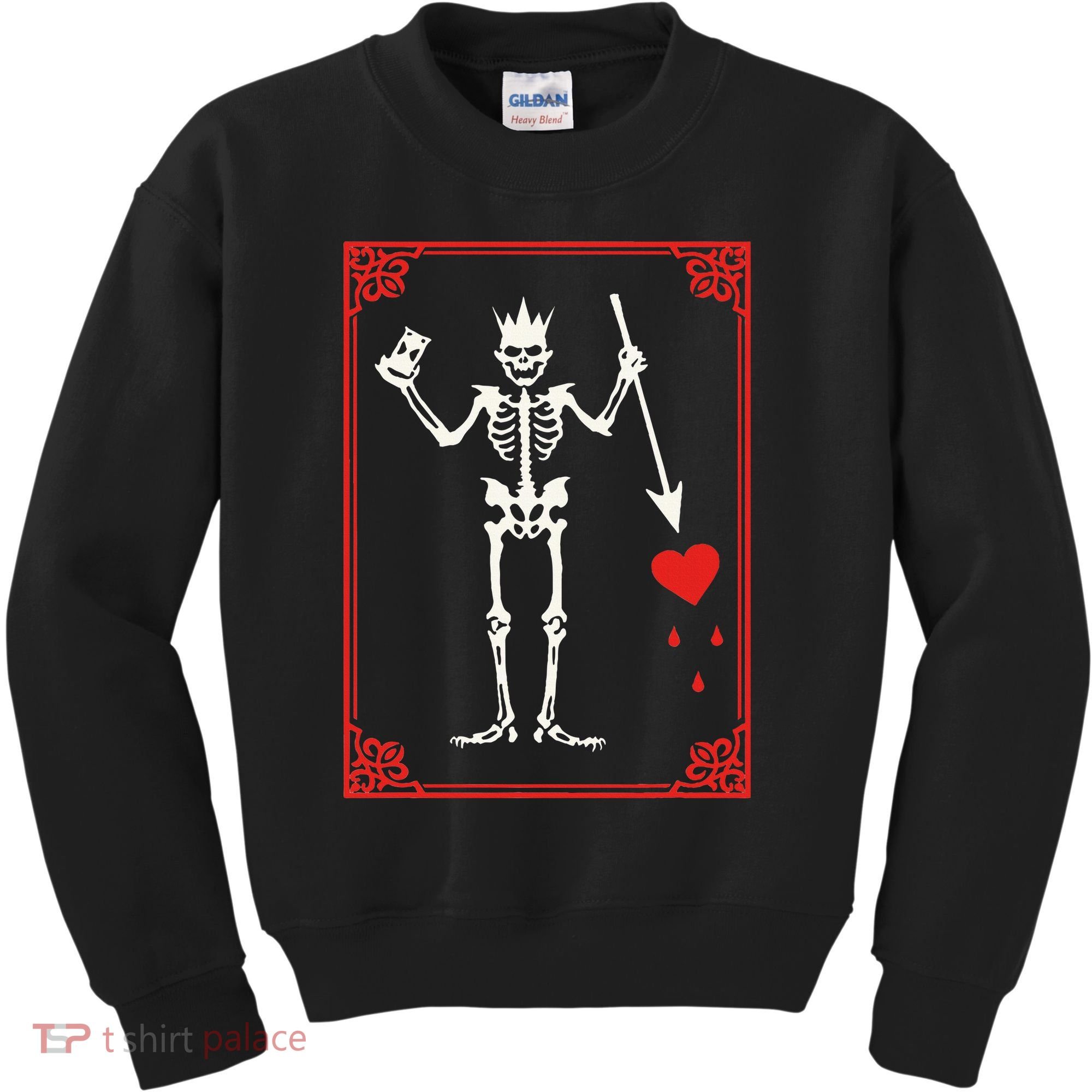 Blackbeard The Pirate Battle Flag Jolly Roger Military Army Kids Sweatshirt