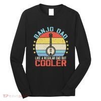 Banjo Teacher Player Dad For Bluegrass Guitarist Musician Long Sleeve Shirt thumb 0