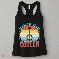 Banjo Teacher Player Dad For Bluegrass Guitarist Musician Women's Tank Top thumb 3