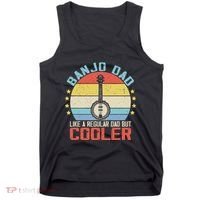 Banjo Teacher Player Dad For Bluegrass Guitarist Musician Tank Top thumb 0