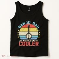Banjo Teacher Player Dad For Bluegrass Guitarist Musician Tank Top thumb 2