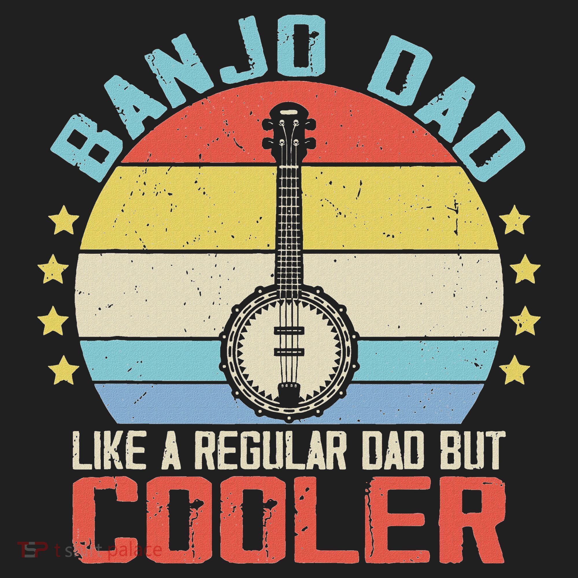 Banjo Teacher Player Dad For Bluegrass Guitarist Musician Golf Towel