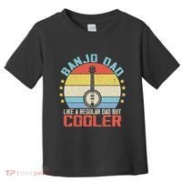 Banjo Teacher Player Dad For Bluegrass Guitarist Musician Toddler T-Shirt thumb 0