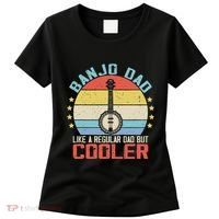 Banjo Teacher Player Dad For Bluegrass Guitarist Musician Women's T-Shirt thumb 0