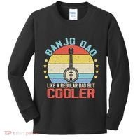 Banjo Teacher Player Dad For Bluegrass Guitarist Musician Kids Long Sleeve Shirt thumb 0