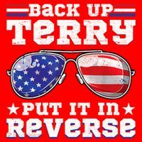 Backup Terry Put It In Reverse Funny 4th Of July Patriotic Meaningful Gift Santa Hat thumb 1
