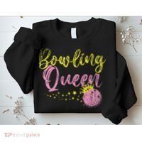 Bowling Team Queen Gift Bowling Sweatshirt thumb 2