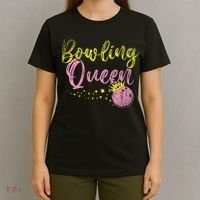 Bowling Team Queen Gift Bowling T-Shirt thumb 4