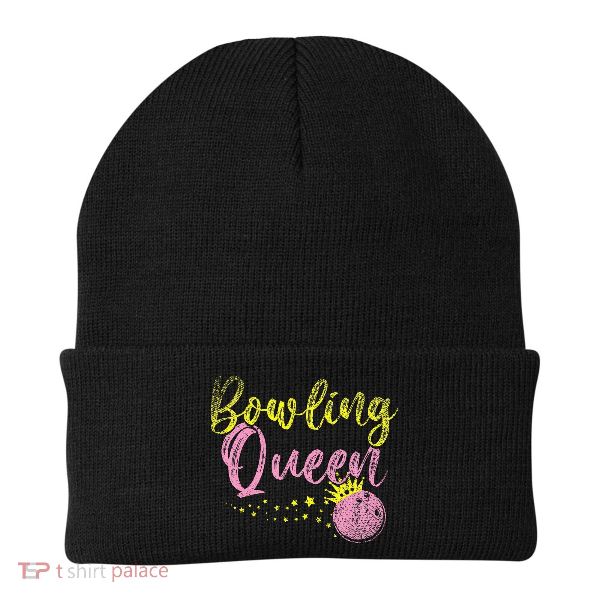 Bowling Team Queen Gift Bowling Beanie