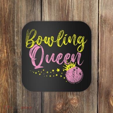 Bowling Team Queen Gift Bowling Coaster