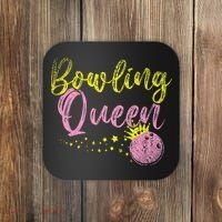 Bowling Team Queen Gift Bowling Coaster thumb 0