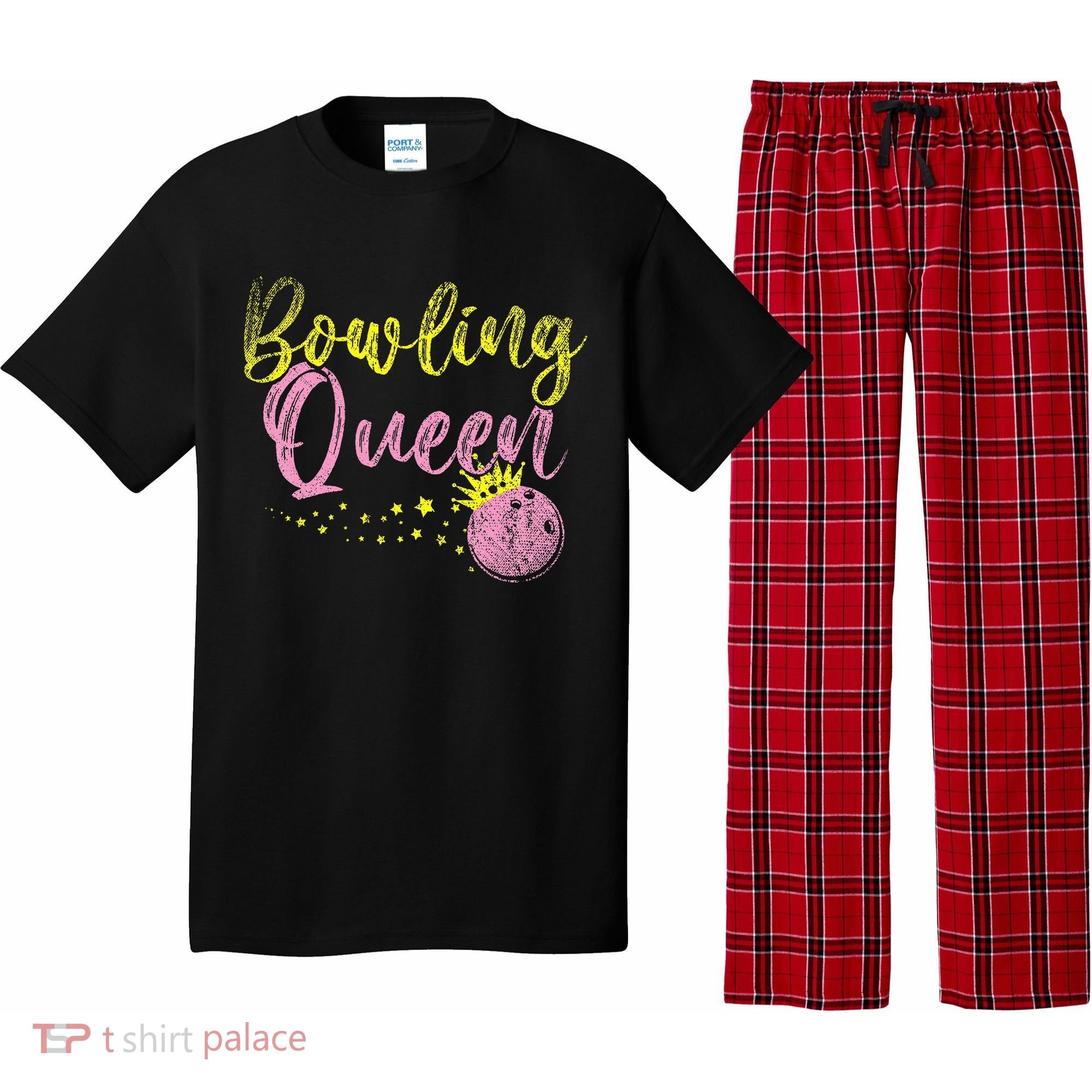 Bowling Team Queen Gift Bowling Pajama Set