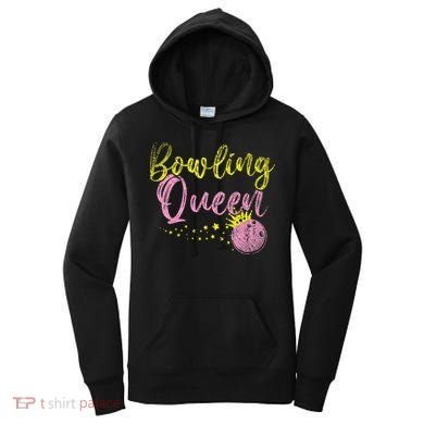 Bowling Team Queen Gift Bowling Women's Hoodie