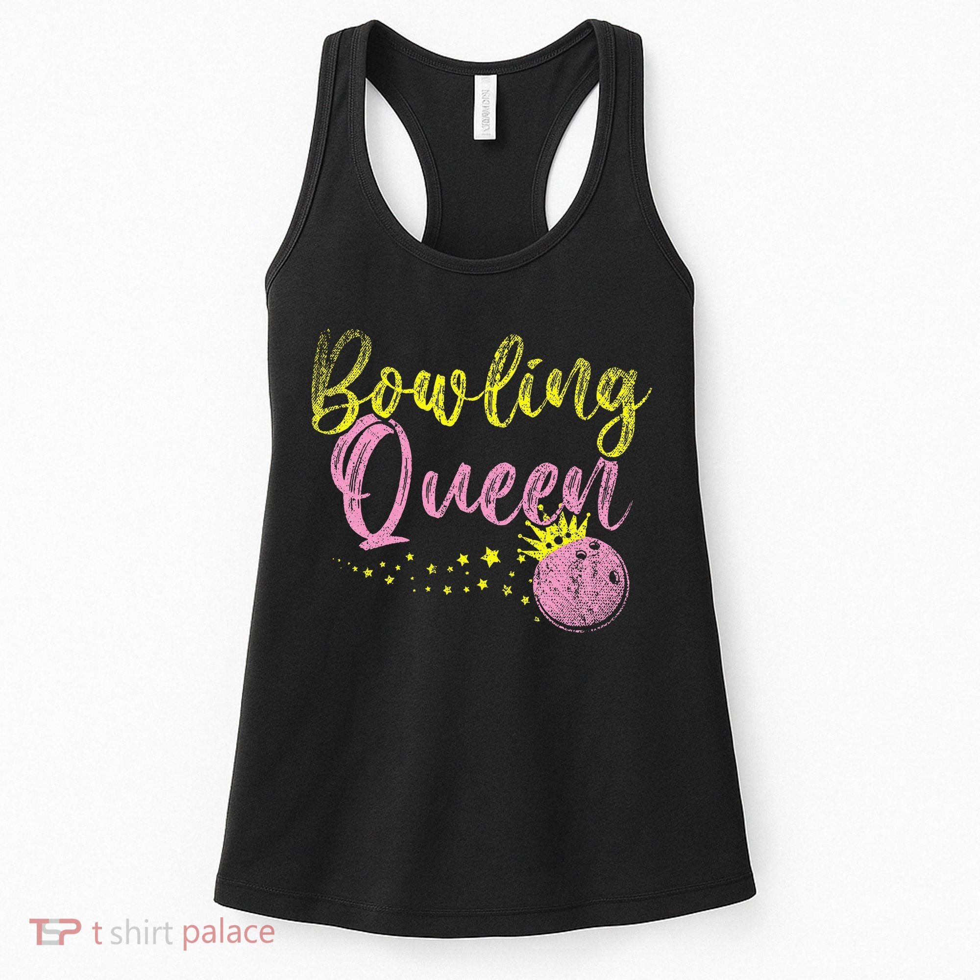 Bowling Team Queen Gift Bowling Women's Tank Top